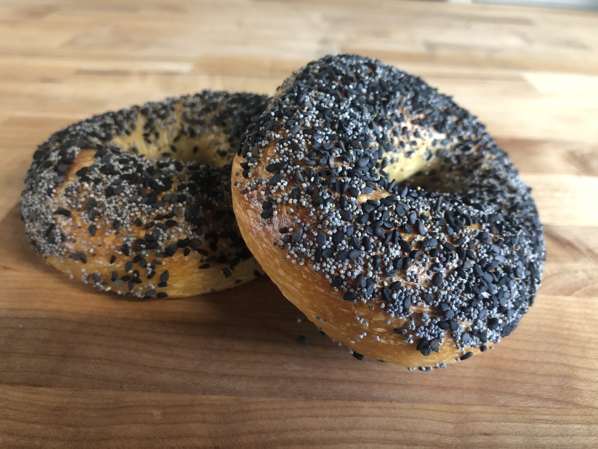 black seed bagels