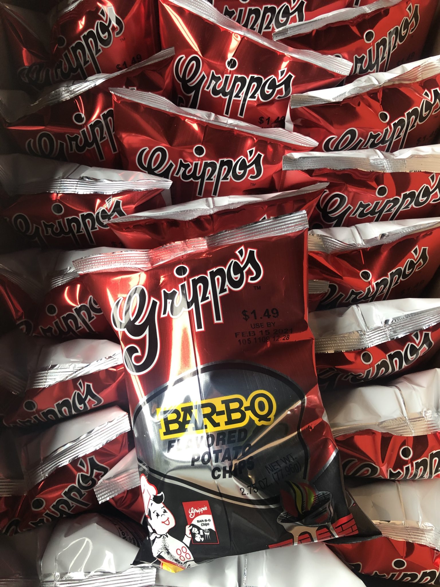 Grippos BBQ Chips – 2.75oz Bag – Mr. Aarons Goods